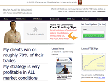 Tablet Screenshot of markaustintrading.com